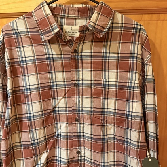 Mutual Weave Other - Mutual Weave Men's Plaid Flannel LS Shirt Size Large Neutral Browns